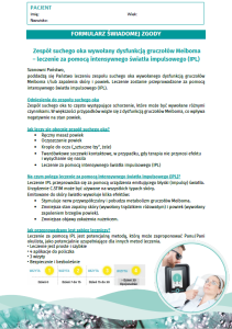 FORMULARZ SWIADOMEJ ZGODY